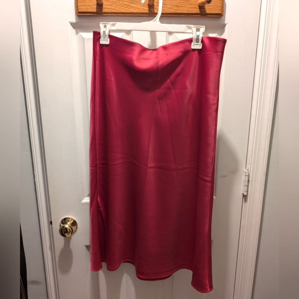 Rachel Zoe Fuchsia Midi Skirt